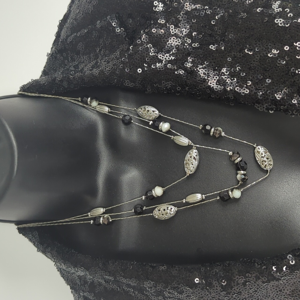 Free With Any Purchase-New York & Company Silver tone Statement Necklace